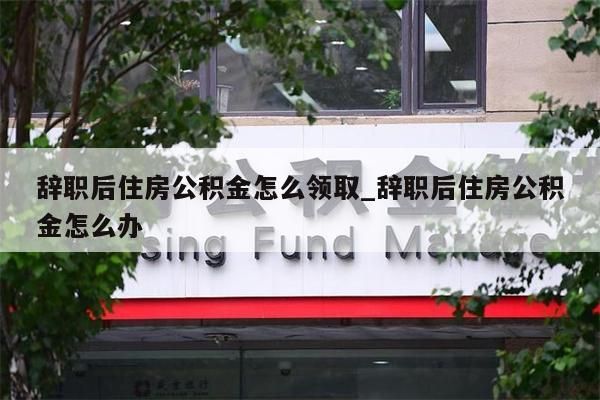 辞职后住房公积金怎么领取_辞职后住房公积金怎么办
